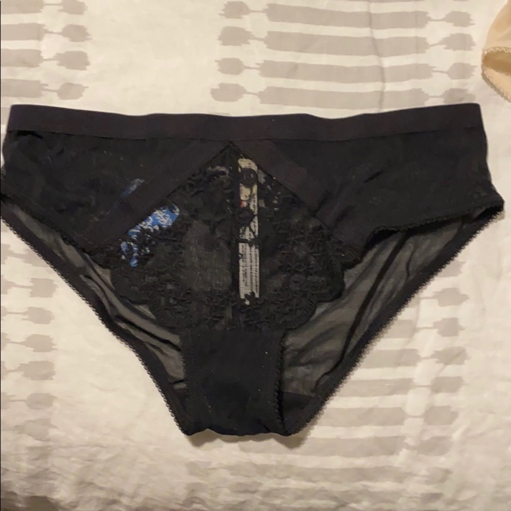Small lacy black panties
